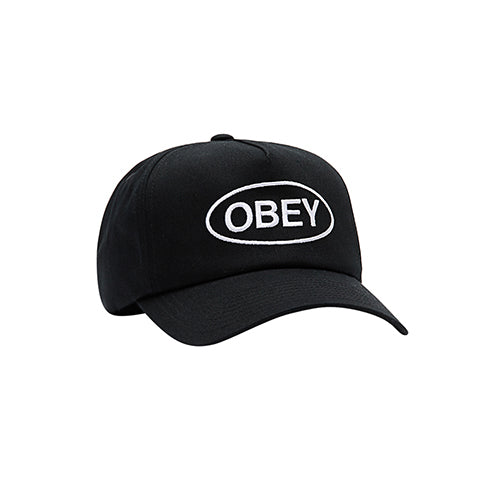OBEY OVAL 5 PANEL STRAPBACK