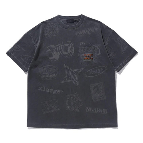 ALLOVER PRINTED S/S POCKET TEE