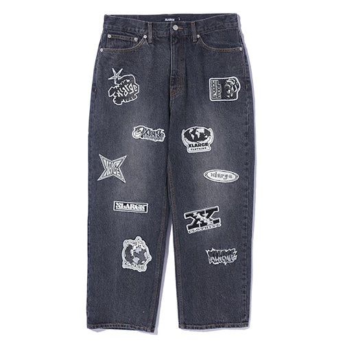 PATCHED DENIM PANTS