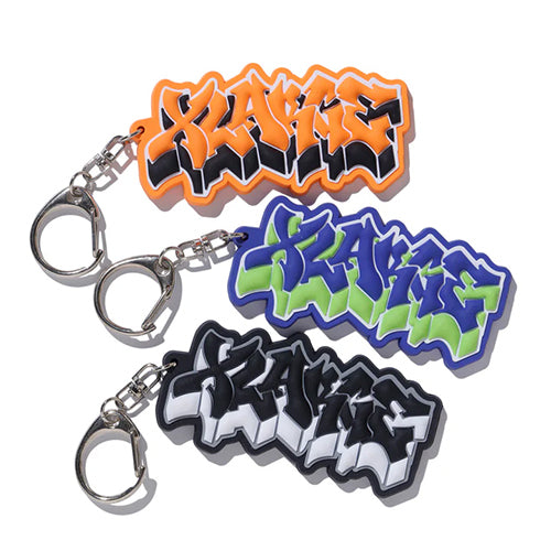 GRAFFITI LOGO RUBBER KEYCHAIN