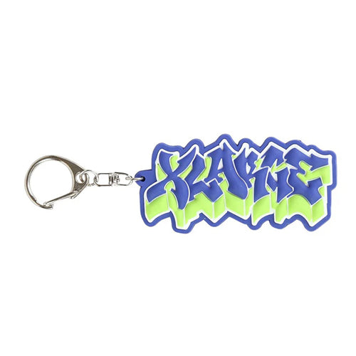 GRAFFITI LOGO RUBBER KEYCHAIN