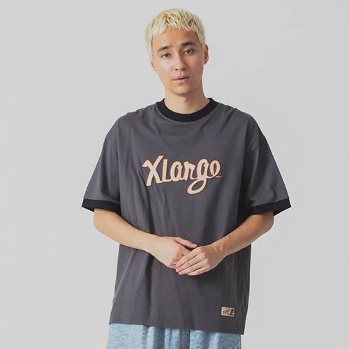 RETRO SCRIPT LOGO RINGER S/S TEE