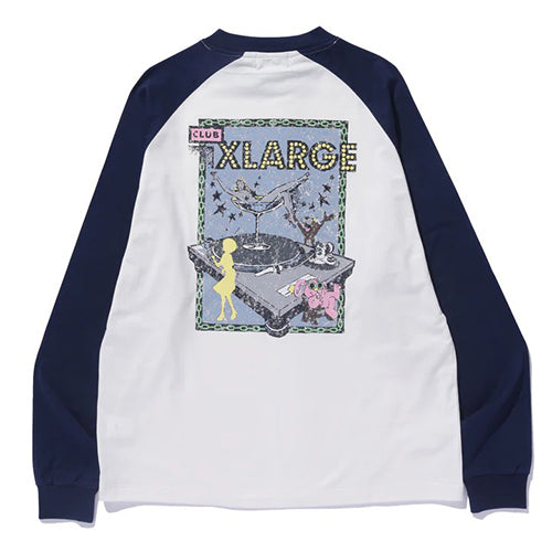 XLARGE CLUB RAGLAN L/S TEE