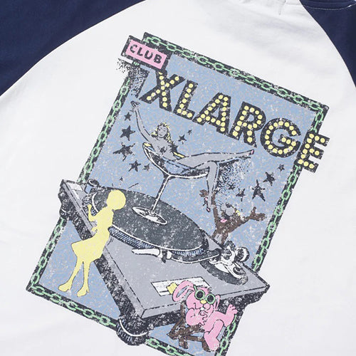 XLARGE CLUB RAGLAN L/S TEE