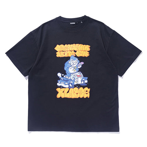 XLARGExCSC VANDALISED POLICE CAR S/S TEE