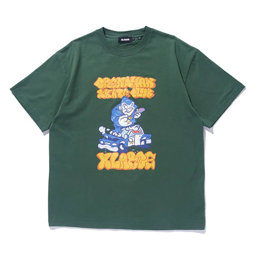 XLARGExCSC VANDALISED POLICE CAR S/S TEE