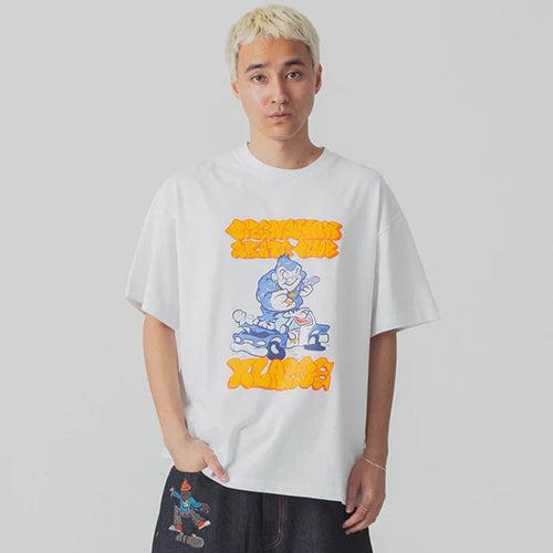 XLARGExCSC VANDALISED POLICE CAR S/S TEE