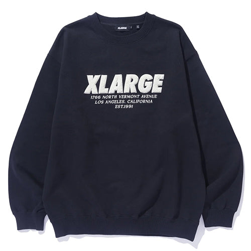 CHENILLE LOGO CREWNECK SWEATSHIRT