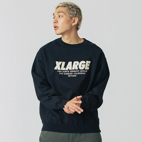 CHENILLE LOGO CREWNECK SWEATSHIRT