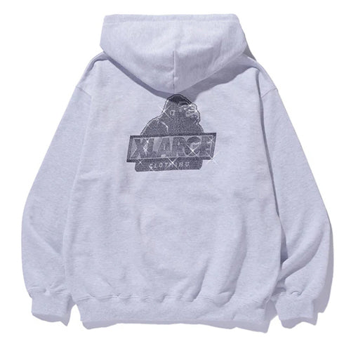 RHINESTONE OG ZIP HOODED SWEATSHIRT