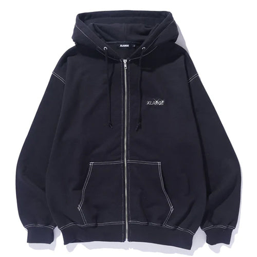 RHINESTONE OG ZIP HOODED SWEATSHIRT