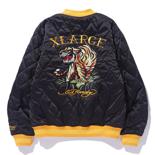 XLARGExED HARDY REVERSIBLE SOUVENIR JACKET