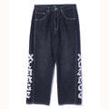 PANELED DENIM PANTS