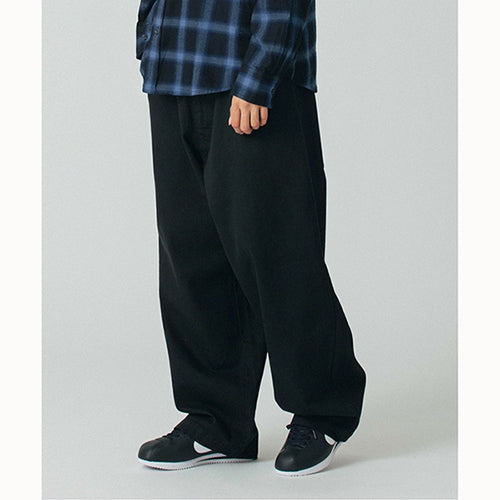 OVAL LOGO TWILL WIDE PANTS