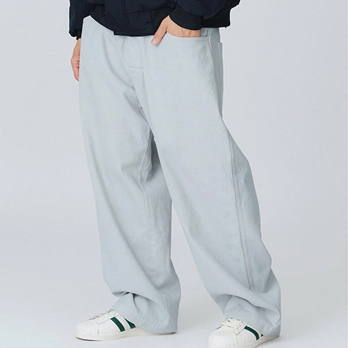 OVAL LOGO TWILL WIDE PANTS