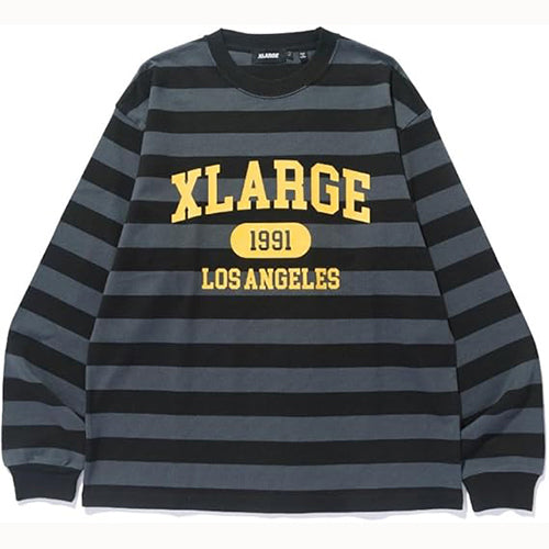 STRIPED L/S TEE