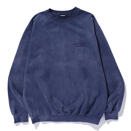 OLD ENGLISH BLEACHED CREWNECK SWEATSHIRT