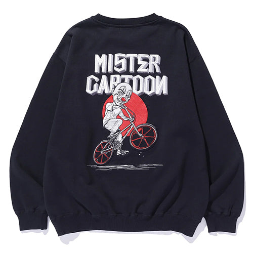 XLARGE x MR.CARTOON CREWNECK SWEAT SHIRT
