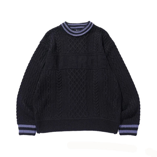 CABLE CREWNECK KNIT