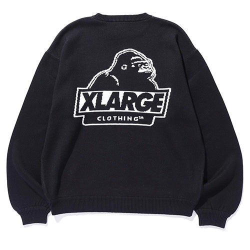 SLANTED OG CREWNECK KNIT TOP