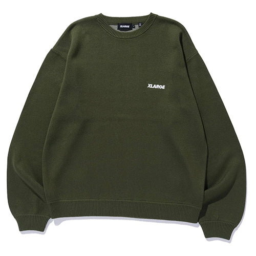 SLANTED OG CREWNECK KNIT TOP
