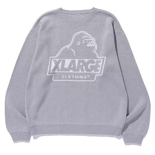 SLANTED OG CREWNECK KNIT TOP