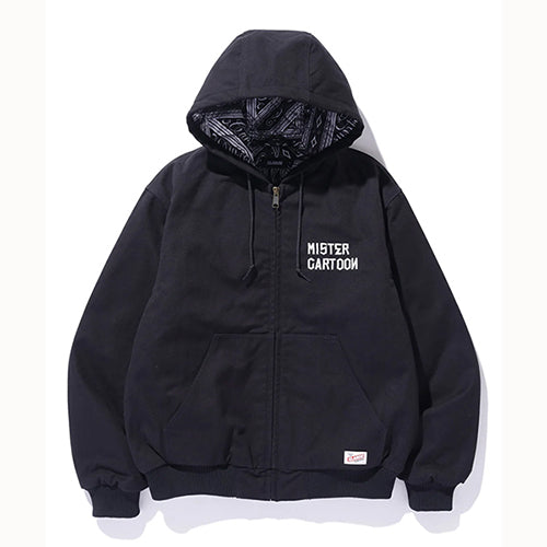 XLARGE X MR.CARTOON HOODED WORK JACKET
