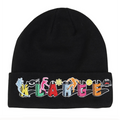 ODD MOTIFS CUFF BEANIE