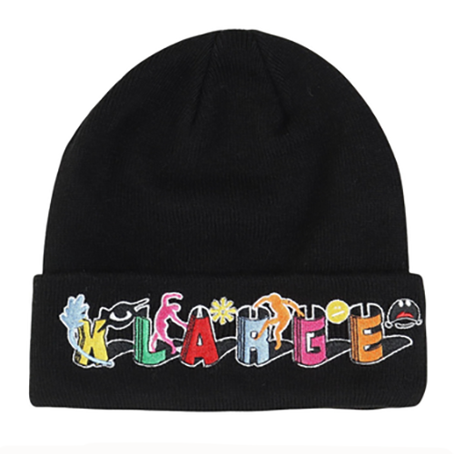 ODD MOTIFS CUFF BEANIE