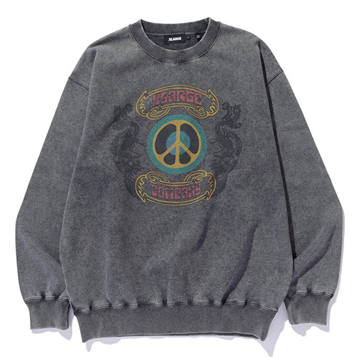 OVERDYED CREST CREWNECK SWEATSHIRT