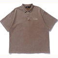 CHEMICAL WASH SLANTED OG POLO SHIRT