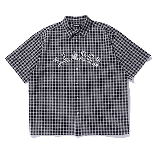 PATCH LOGO PLAID S/S SHIRT