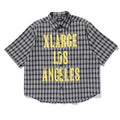 PRINTED PLAID S/S SHIRT