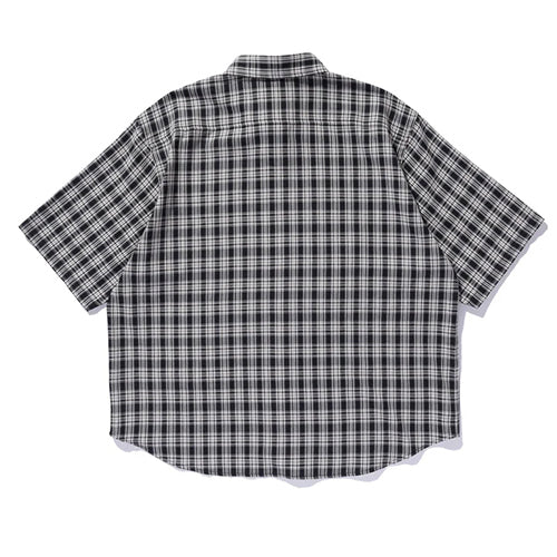 PRINTED PLAID S/S SHIRT