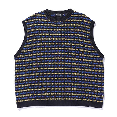STRIPED KNIT VEST