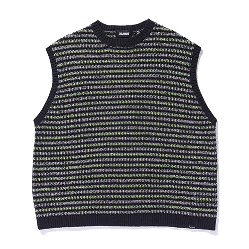 STRIPED KNIT VEST