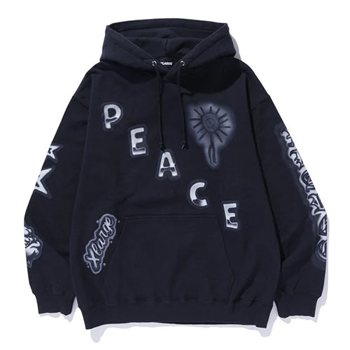 AIRBRUSH PULLOVER HOODED SWEATSHIRT