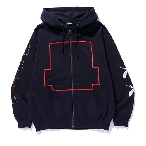 SPEED ZIP UP HOODED SWEATSHIRT