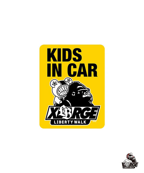 LIBERTY WALK X XLARGE STICKER KIDS IN THE CAR