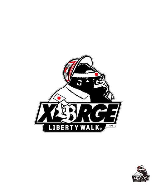 LIBERTY WALK X XLARGE MINITURE STICKER GORILLA