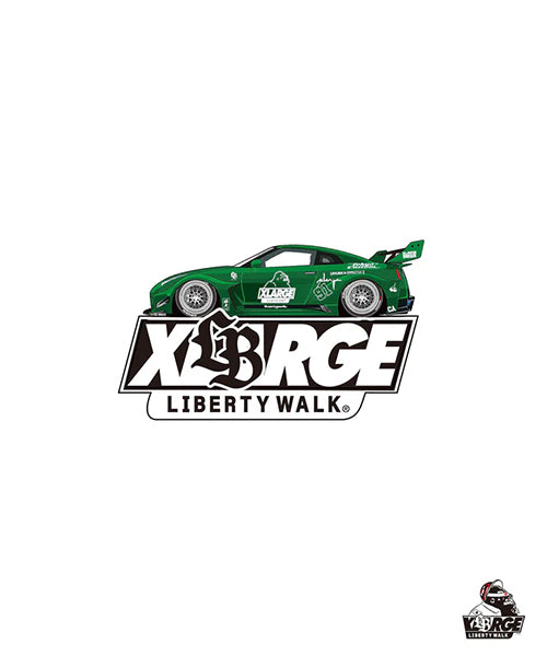 LIBERTY WALK X XLARGE MINITURE STICKER GTR