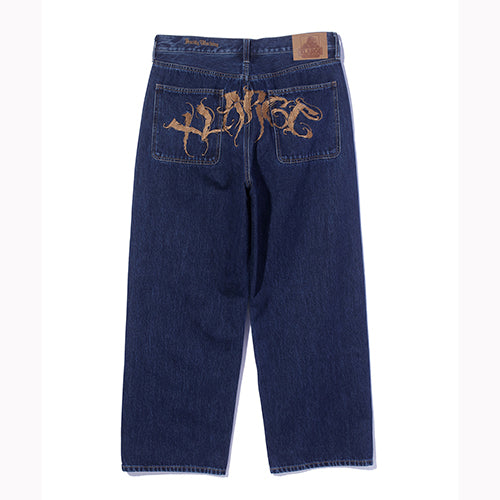 RAGE LOGO DENIM PANTS