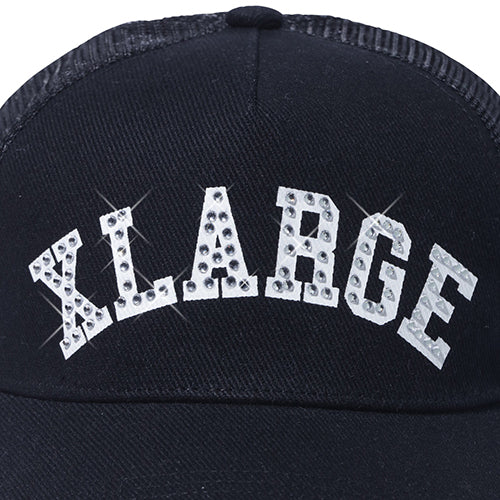 RHINESTONE LOGO MESH CAP