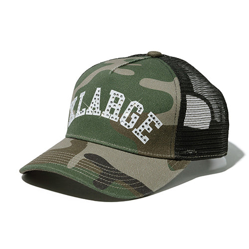 RHINESTONE LOGO MESH CAP