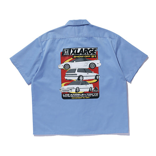 XLARGE X HONDA SHOWOFF S/S WORK SHIRT