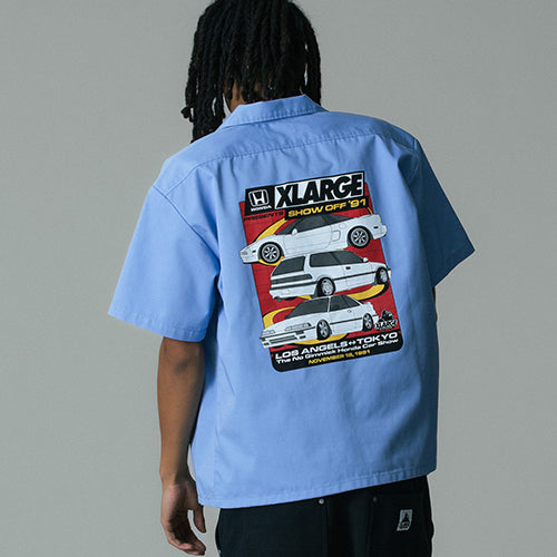 XLARGE X HONDA SHOWOFF S/S WORK SHIRT