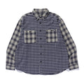 PLAID PANEL L/S SHIRT - 101263014003