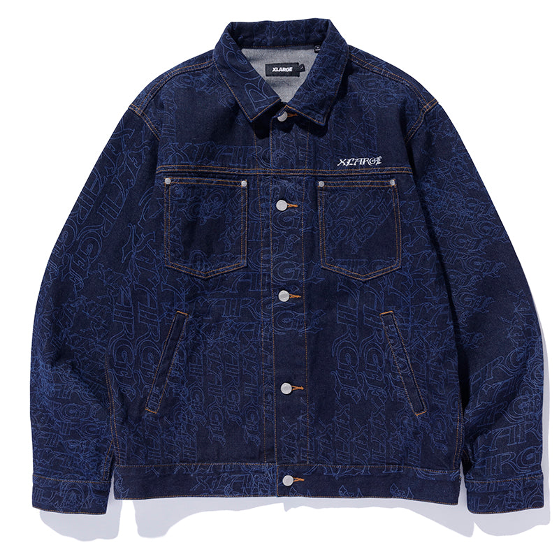 EMB DENIM JACKET - 101263021003