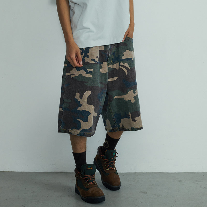 WASHED SHORT PANTS - 101263031001