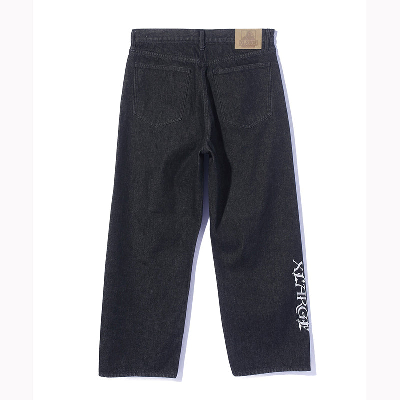 EMB DENIM PANTS - 101263031011